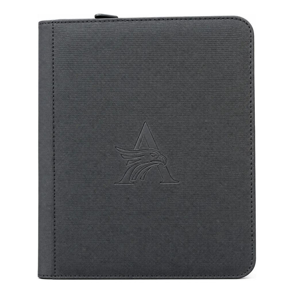 Fichário Toploader 4 Bolsos 160 Cartas Tcg Preto Com Zíper