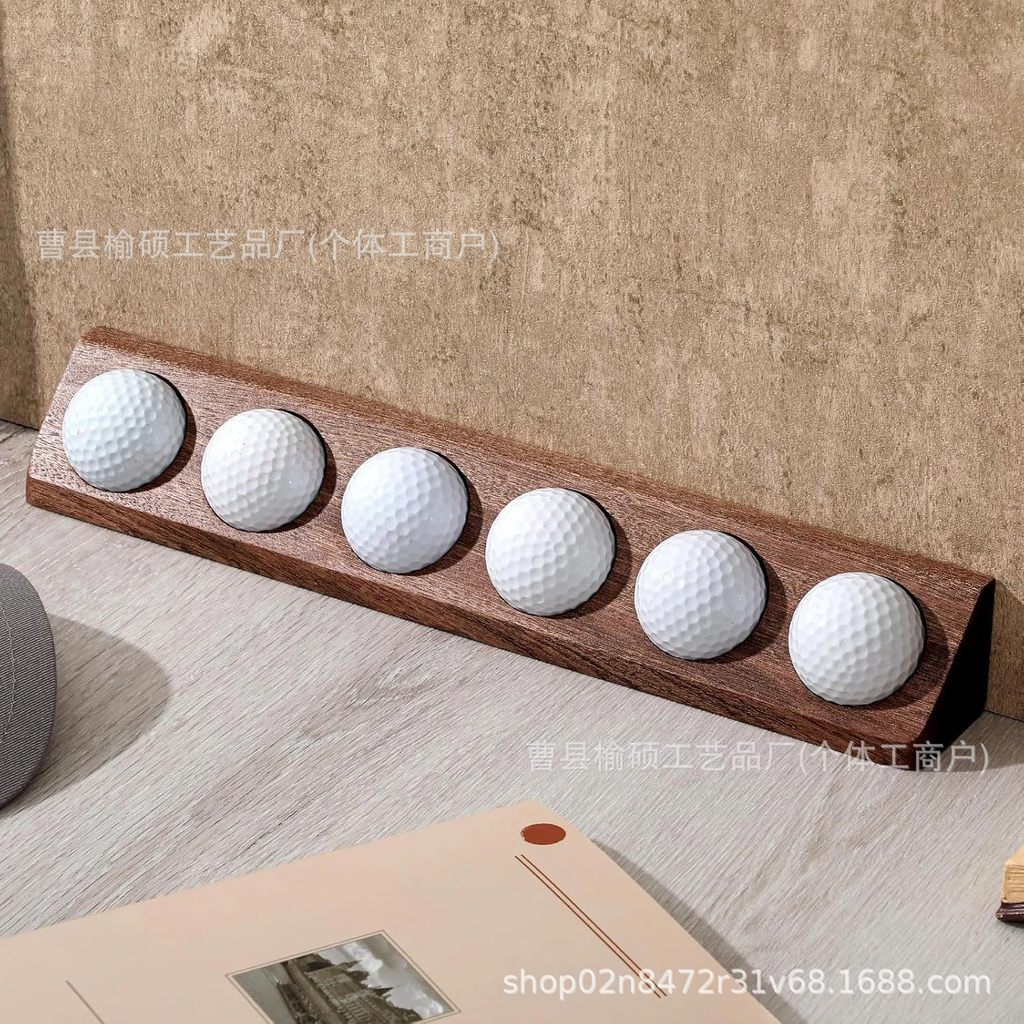 Cross-Border de madeira coleção de golfe expositor casa decoração de mesa de madeira expositor de golfe caixa de armazen