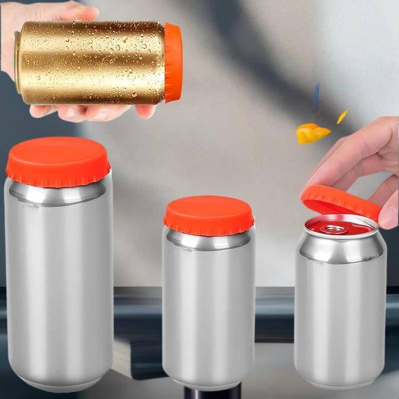 WEIYU 6 Pçs/set Tampa De Lata De Soda De Silicone Reutilizável Pode Rolha Para Cerveja Bebidas Suco Latas Padrão Protect