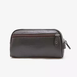 Necessaire Em Couro Café