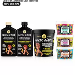 Kit Morte Súbita - Shampoo 250 ML + Condicionador 250 ML + Máscara 450g + CronoLola 3 BemDita 100G
