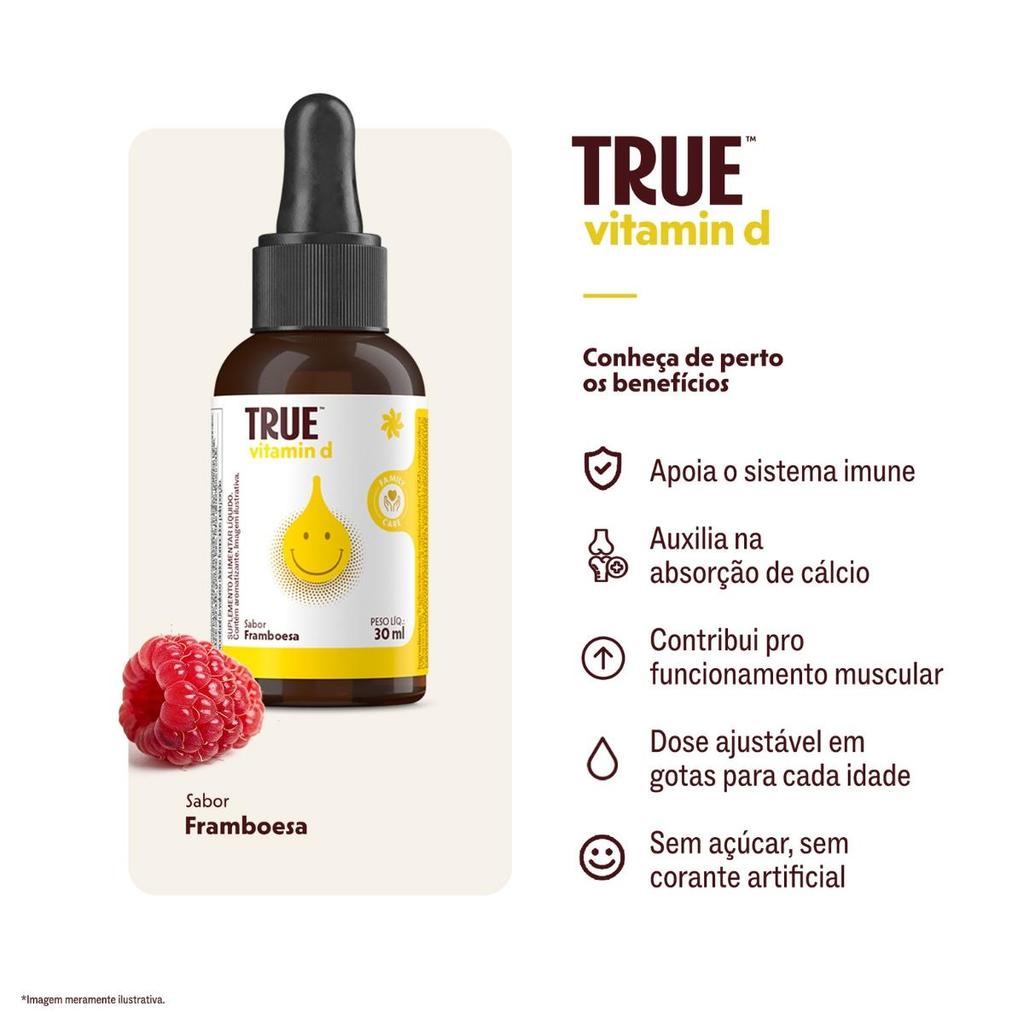 Kit True Family Care Vitamina C + D + B12 — imagem 2 de 2
