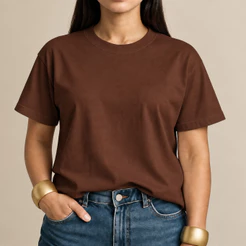 Camiseta Feminina 100% Algodão Lisa Premium Casual Dia a Dia Trabalho Gym Moda Conforto Top Estilosa