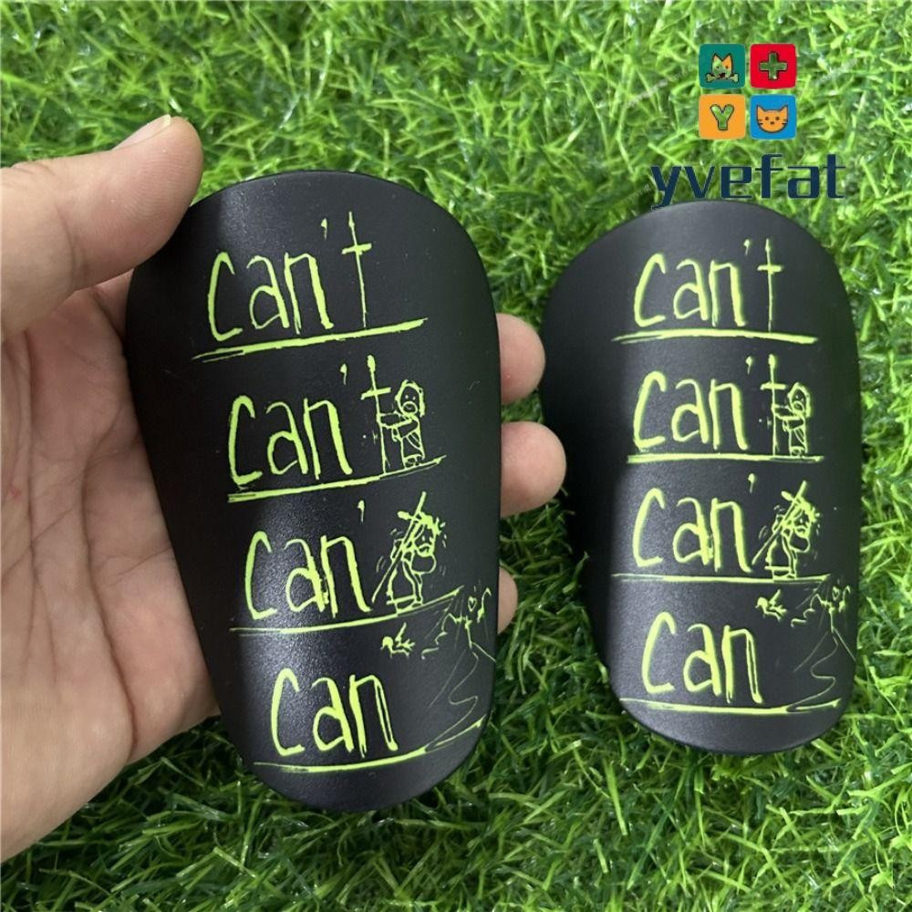 YVEFAT 1 par de caneleiras mini, material de espuma EVA, para futebol de salão, proteção para treino G9WO