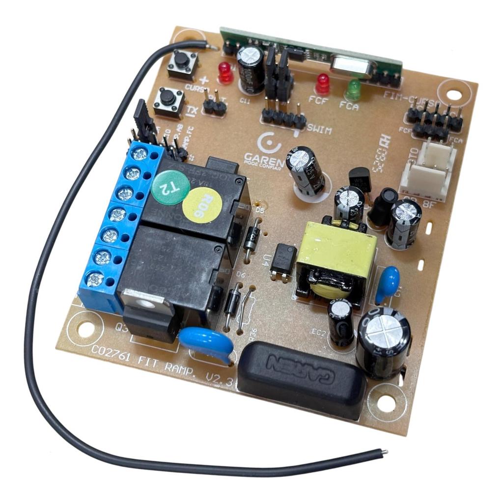 Placa Central Motor de Portão Garen Fit Ramp V2.3 Bivolt