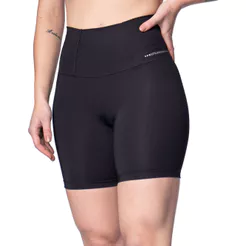 Bermuda de Compressão Feminina Estilo do Corpo Preta