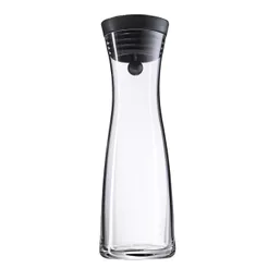 Jarra em Vidro 1 Litro Basic WMF Tampa Preta