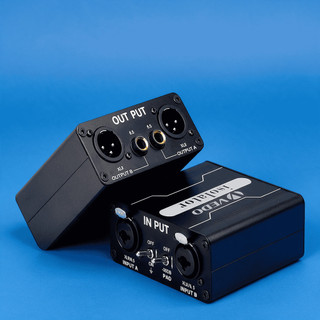 Isolador De Ruído Gx200 Vedo Ground Loop Isolator Xlr P10 6.5mm Elimina Zumbido Chiado Áudio Profissional Ótimo Custo