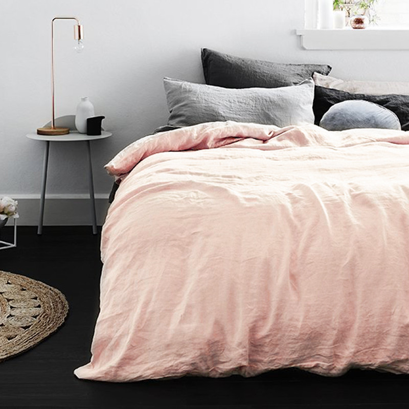 Nordic cor sólida puro algodão lavado colcha capa 1.5m cama 200x230 única peça única único duplo verão algodão colcha ca