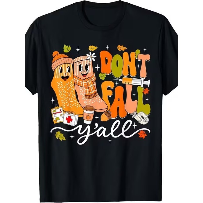 Camiseta Manga Curta Estampada Divertida Estilosa Confortável Premium Elegante Casual para Moda Outono Tendência