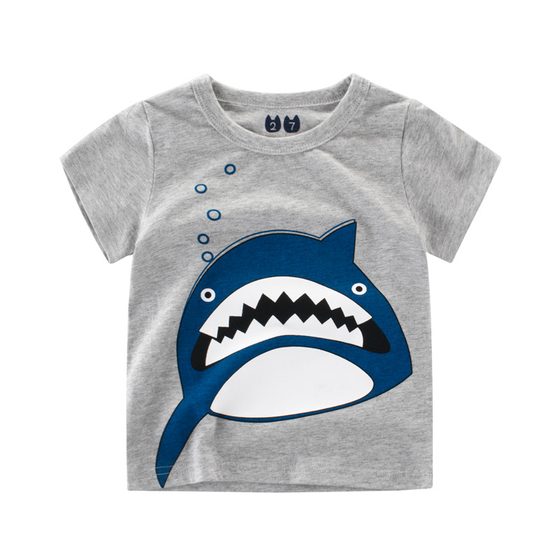 Crianças camiseta de manga curta puro algodão dos desenhos animados 2025 verão versão coreana roupas infantis crianças m