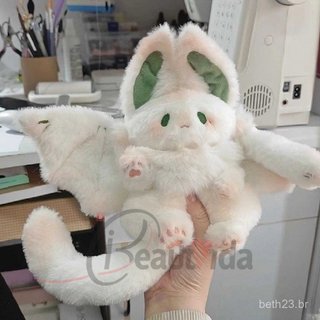 Brinquedos de pelúcia de morcego voador, boneca de coelho kawaii fofa, brinquedos de pelúcia macios e confortáveis para 