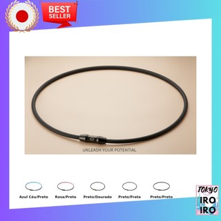 Colar Esportivo Magnético Colantotte SR140 NEXT Original Preto M Importado do Japão