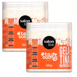 Kit Gelatina Salon Line #Todecacho Nutritiva 550g - 2 Unidades