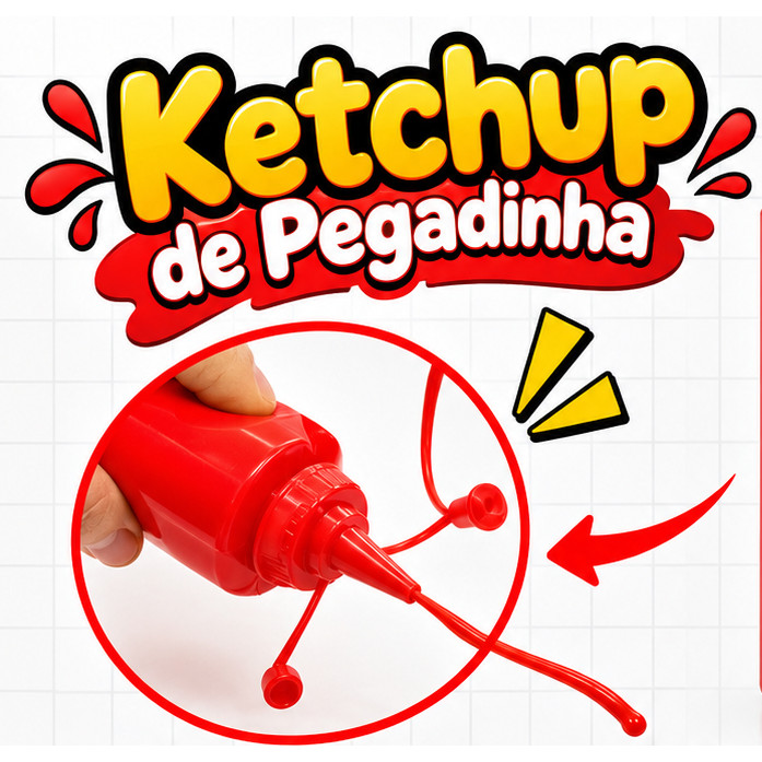 Ketchup surpresa pegadinha Realista Susto com Ketchup Falso Para Diversão Em Família