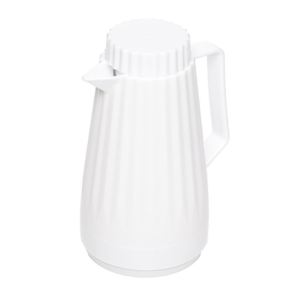 Garrafa Térmica Savoy 400ml Branco Fosco Plástico