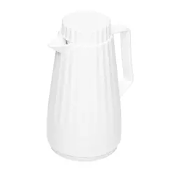Garrafa Térmica Savoy 400ml Branco Fosco Plástico
