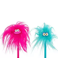 Caneta esferográfica gel apagável 0.7mm Crazy Fluffles CA0241 BRW