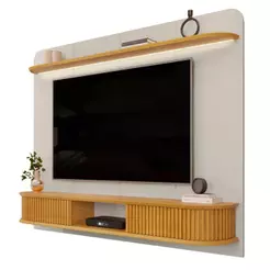 Painel Para TV Até 75 Polegadas 2,15m Led 2 Portas Kai Dj Móveis
