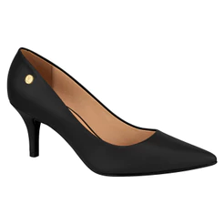 Scarpin Feminino Clássico Salto Baixo Fino Elegante Festa Trabalho Mulher Vizzano Original