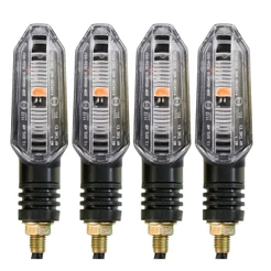 Kit Pisca Seta Sequencial Para Motos Universal / Fan 125 150 / CB300 / Xre 300 / Bros 150 160 Parafuso