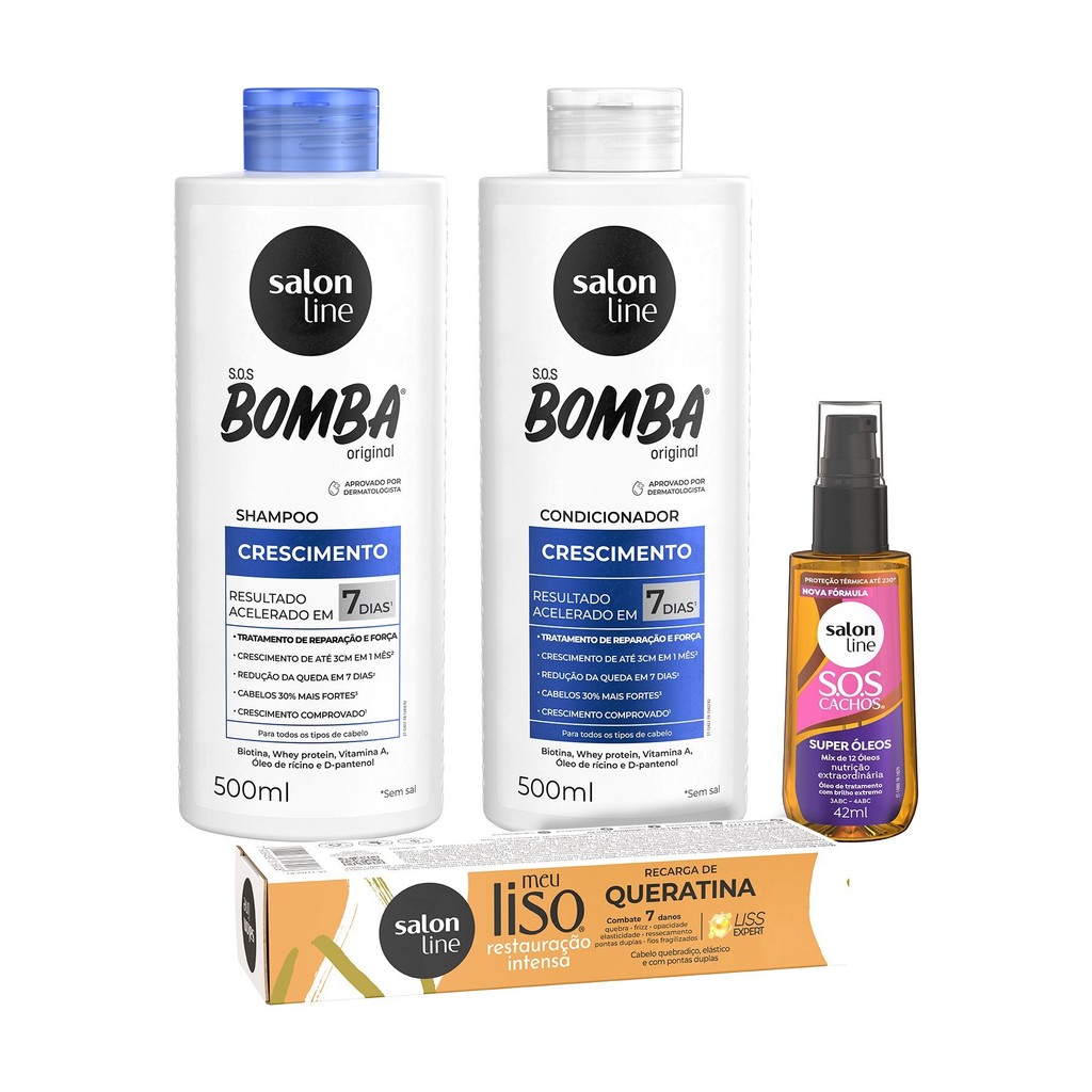 Kit cuidados para os cabelos ondulados em Oferta na Shopee