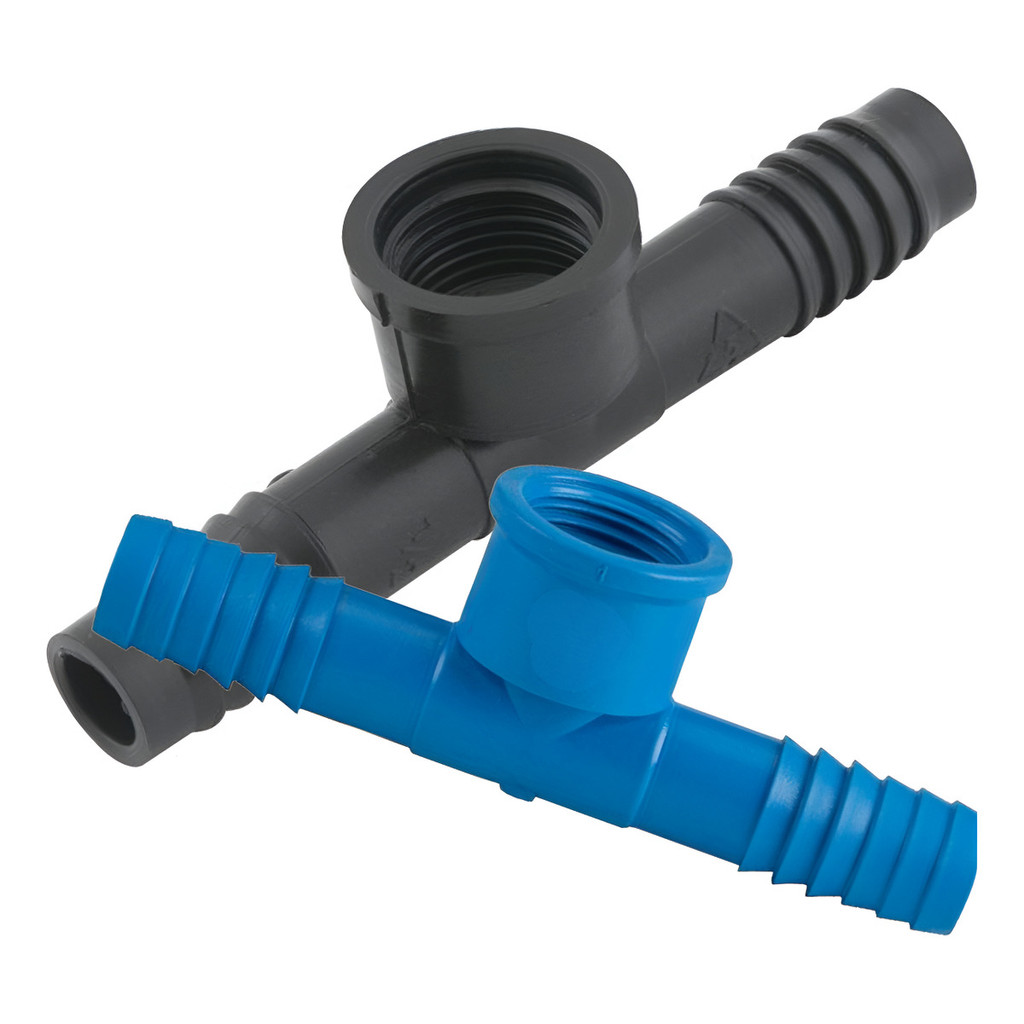 Kit C/ 2 Unidades de Conexões Tee C/ Rosca Central de 2" P/ Irrigação - Rebouças.