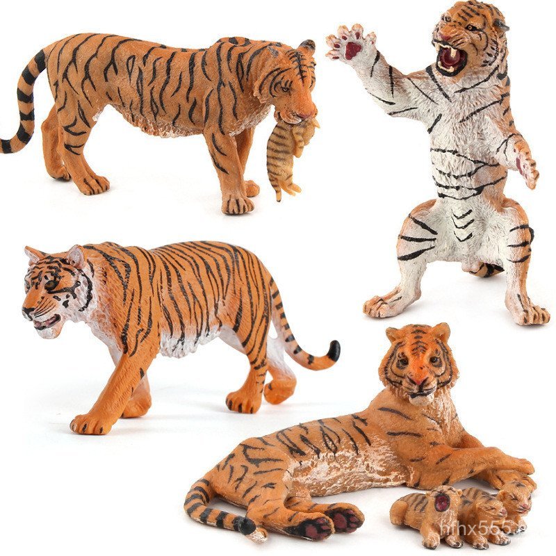 Animal Tigre Siberiano Tigre Infantil Floresta Modelo Animal Sólido Simulação Novo Brinquedo Selvagem 13N4