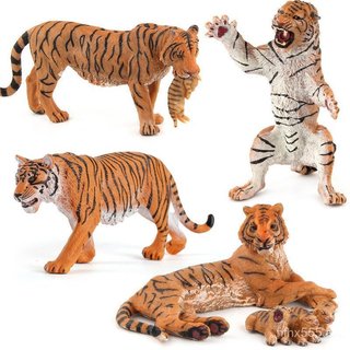 Animal Tigre Siberiano Tigre Infantil Floresta Modelo Animal Sólido Simulação Novo Brinquedo Selvagem 13N4