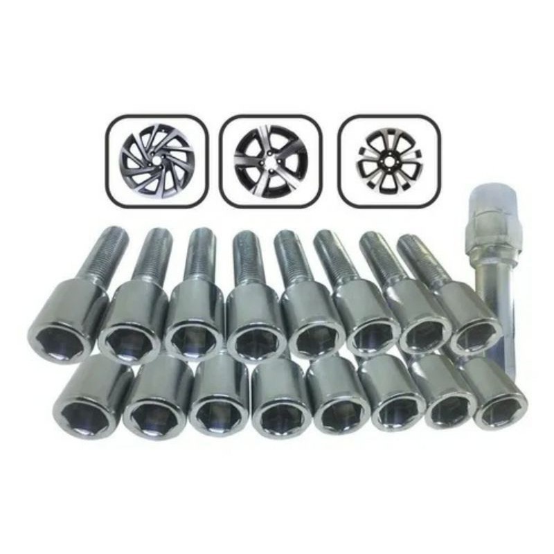 Jg Parafuso Allen Multi Gm,renault,vw 12x1,5 Rodas Esportiva