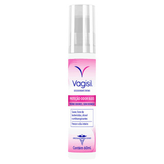 DESODORANTE ÍNTIMO SPRAY VAGISIL PROTEÇÃO ODOR BLOCK 60ML
