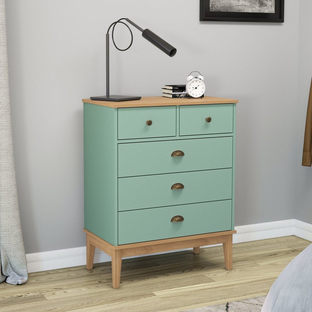 Cômoda para Quarto 5 Gavetas Colonial em Oferta na Shopee