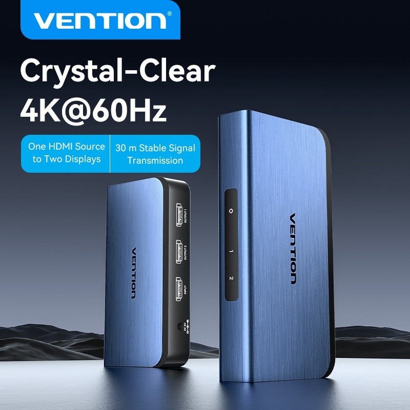 Vention HDMI Splitter 4K 60Hz 1 Em 4 Saídas Adaptador HD Conversor De Sincronização De Áudio E Vídeo Para Monitor Comput em Oferta na Shopee