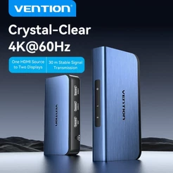 Vention HDMI Splitter 4K 60Hz 1 Em 4 Saídas Adaptador HD Conversor De Sincronização De Áudio E Vídeo Para Monitor Comput