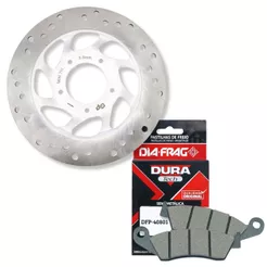 Disco de Freio Biz 125 2006-2015 + Pastilhas Diafrag