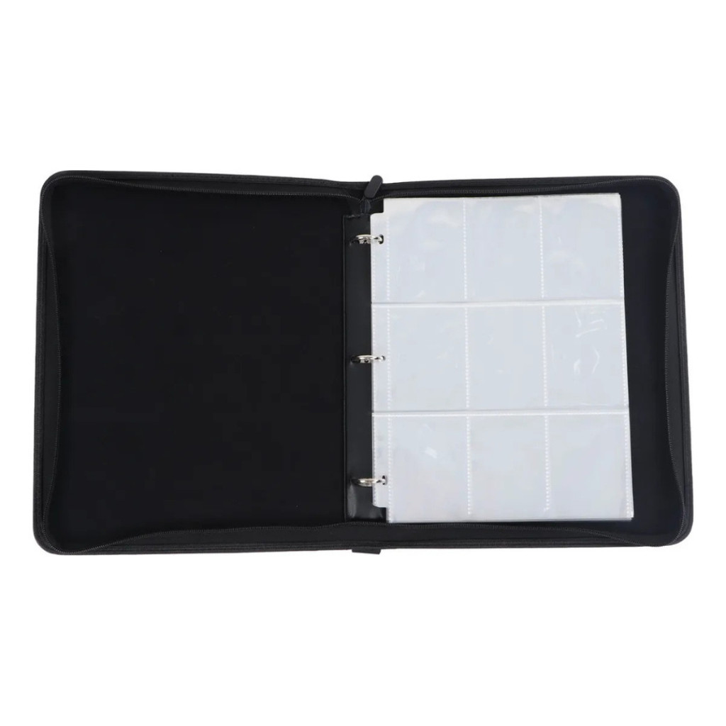 Fichário Pokemon Compartimento Para 400 Cartas Album Cards Com 50 Folhas