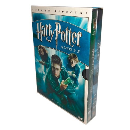 BOX DVD Harry Potter - Anos 1 - 5 (6 DVD's)