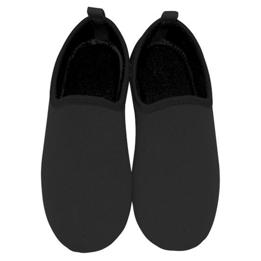 Meia Sapatilha Neoprene Proteção Infantil adulto Praia Natação Antiderrapante Preta Leve Ortopé