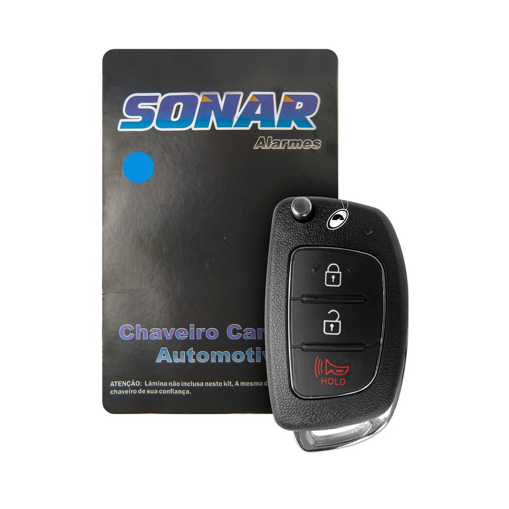 Chave Canivete HB Sonar LED Azul e LED Amarelo