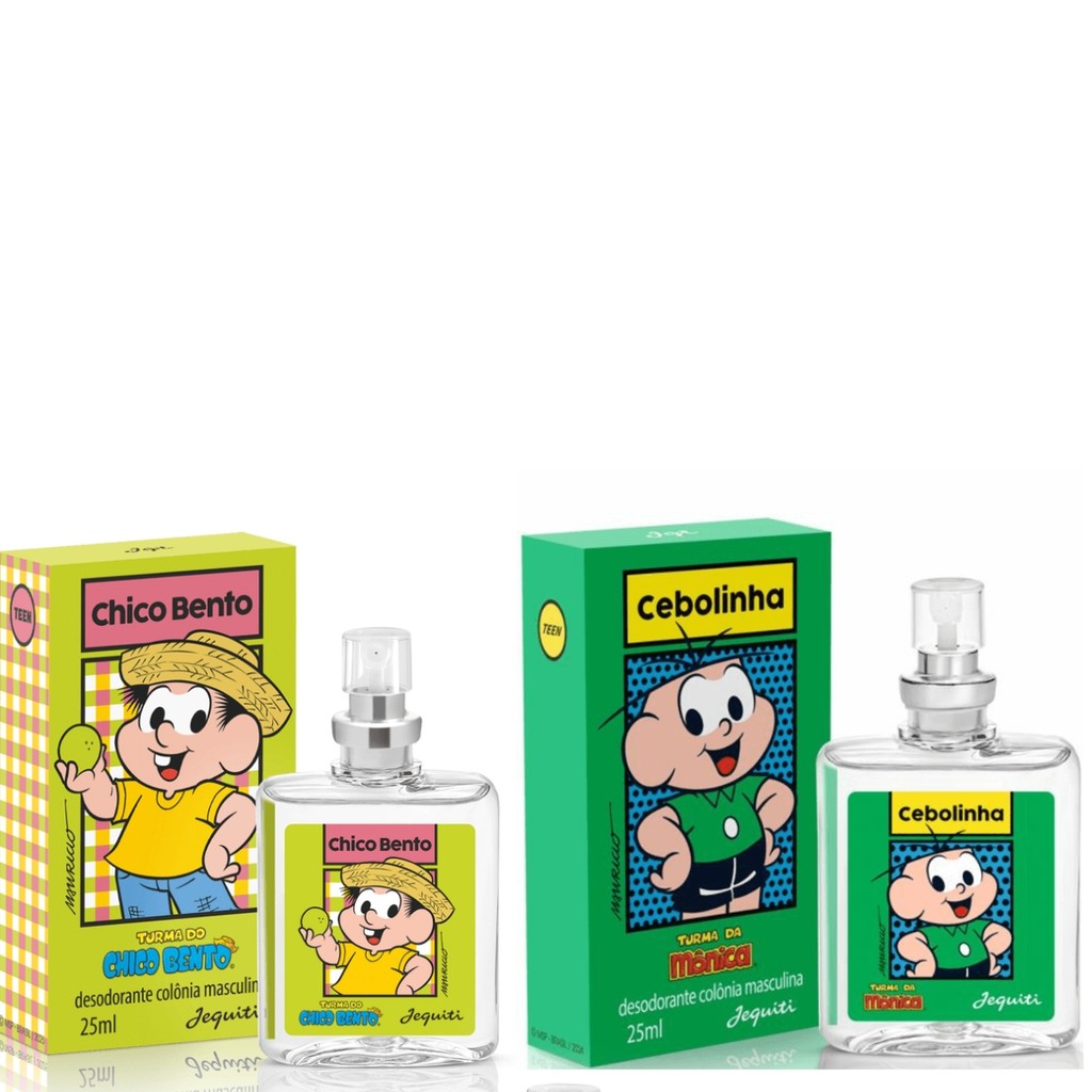 Kit Colônia Chico Bento + Colônia Cebolinha 25ml - Jequiti