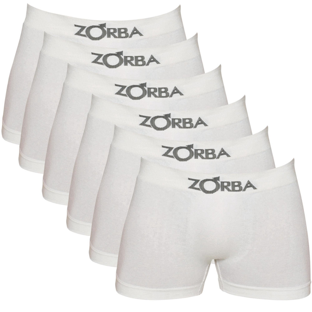 Kit 6 Cuecas Zorba Boxer sem Costura Algodão 781 em Oferta na Shopee