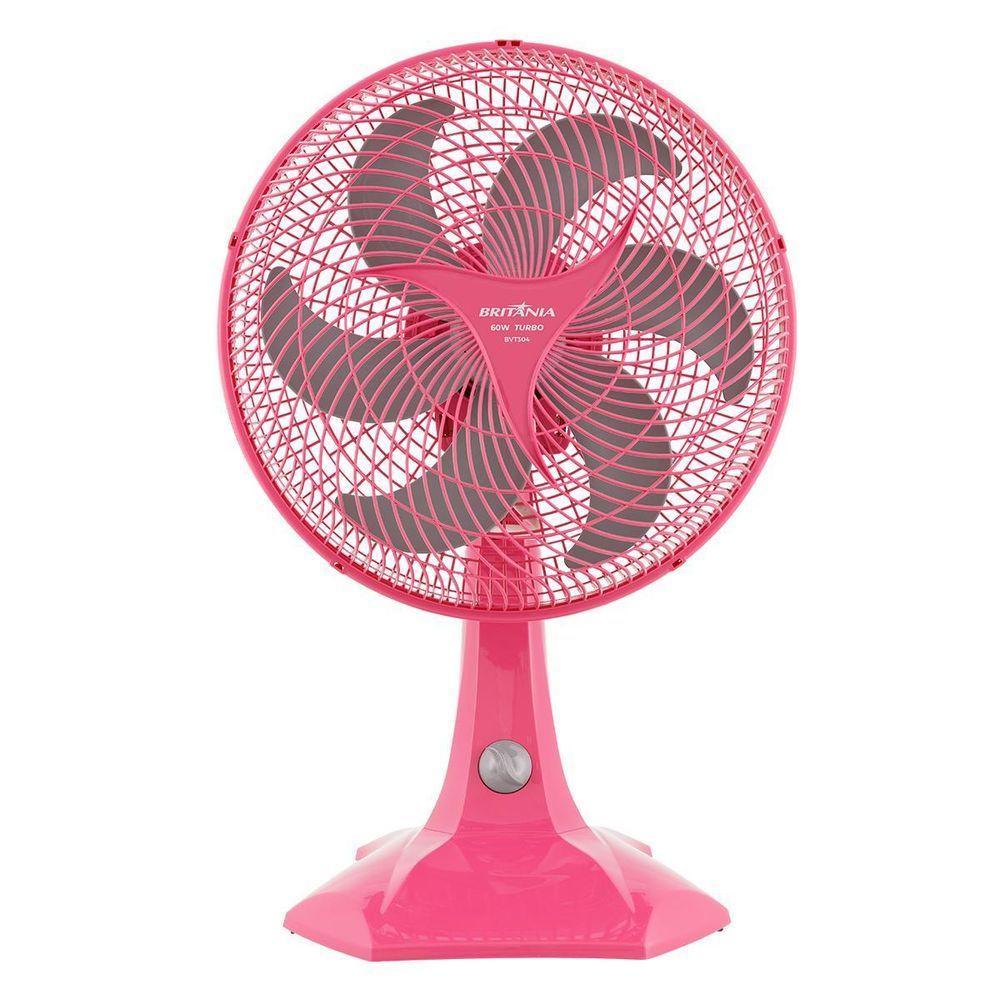 Ventilador Rosa Britânia Maxx Force 60W BVT304 110V em Oferta na Shopee