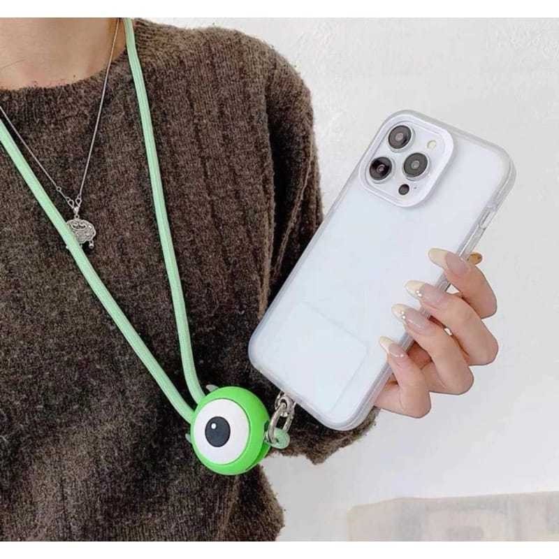 “Cordão de Pescoço com Personagens – Suporte para Celular, Chaveiro e Crachá”