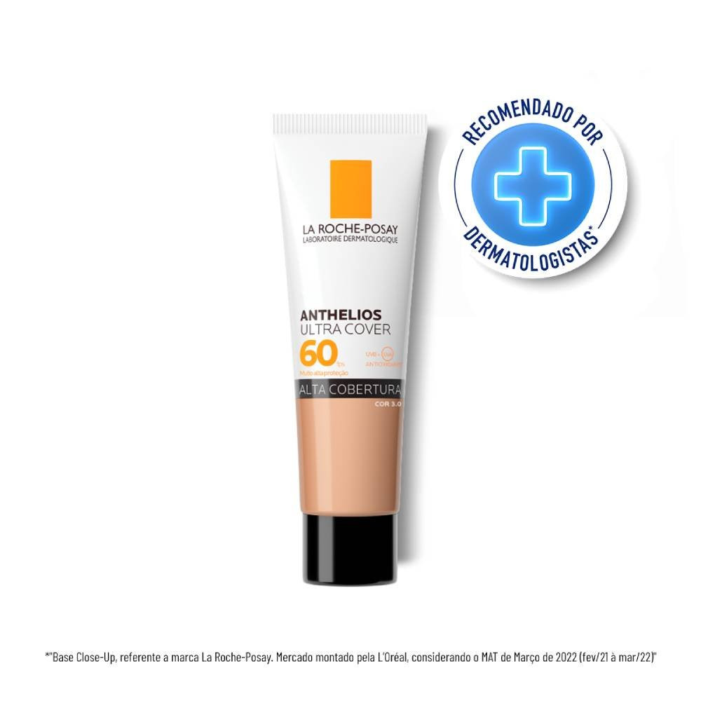 Protetor Solar Facial La Roche-posay Anthelios Ultra Cover Fps60 Cor 3.0 30g em Oferta na Shopee