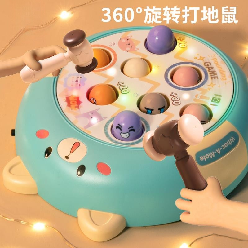 Whack-a-Mole brinquedos infantis 1-3 anos de idade meia criança educacional bebê menina educação precoce Console de jogo