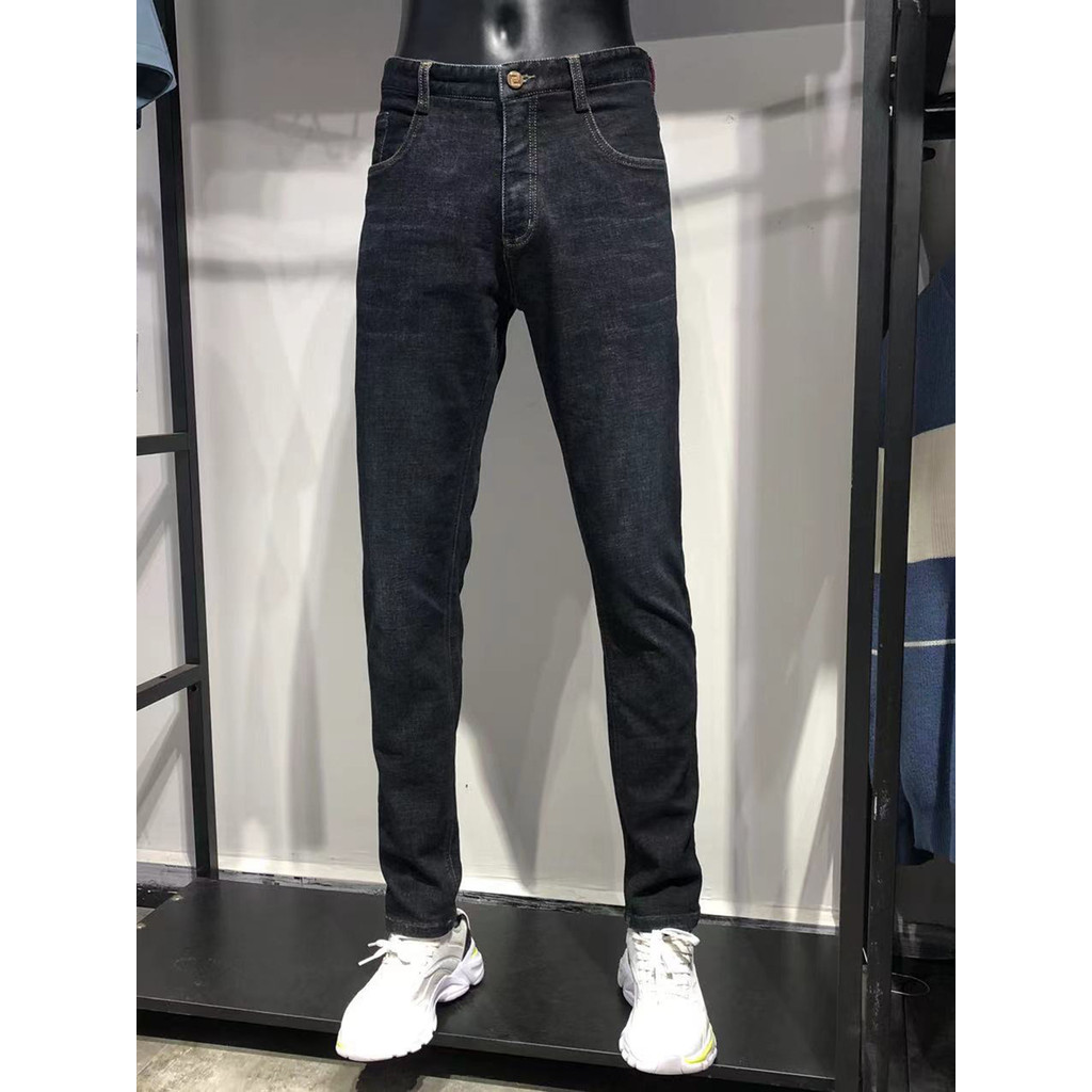 Marca roupas masculinas Jck Jns outono inverno grosso masculino fino-ajuste calças magras juventude calças masculinas Je