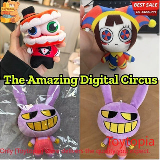 O Incrível Chaveiro De Pelúcia Digital De Circo Pomni Soft Jax Brinquedos Desenho Animado Caine Boneca De Algodão Pingen