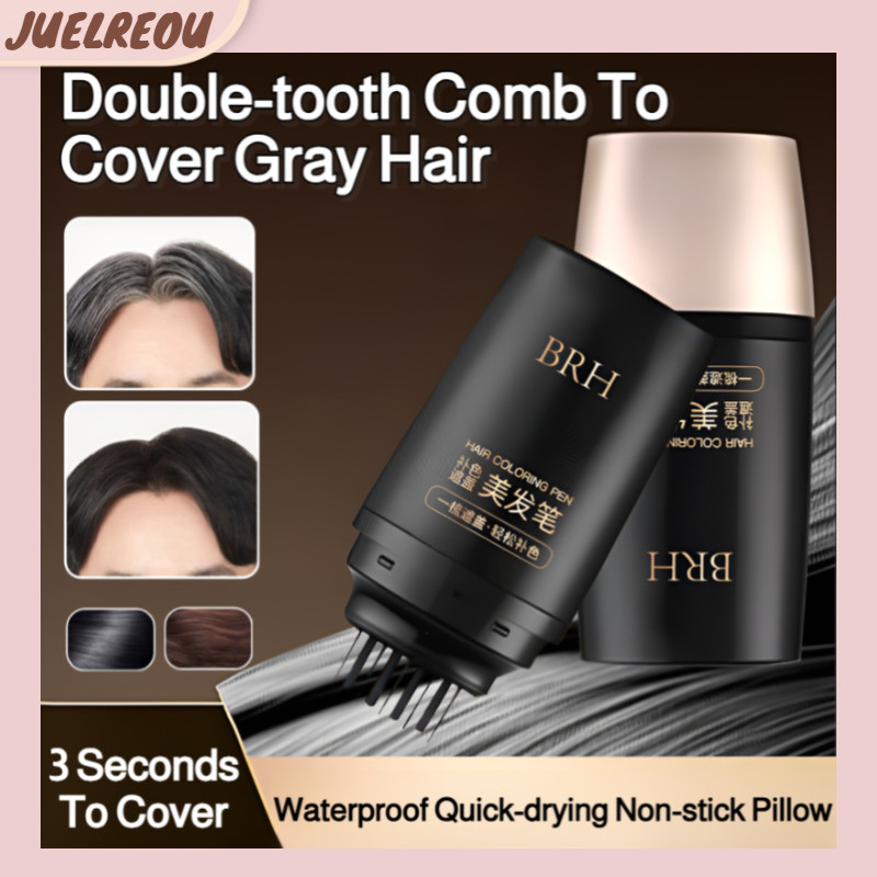 [Sem Danos ao Cabelo] Hair Dye Brush Gray Hair Cover Herbal Hair Coloring Comb Tintura/Rápida/Longa Duração