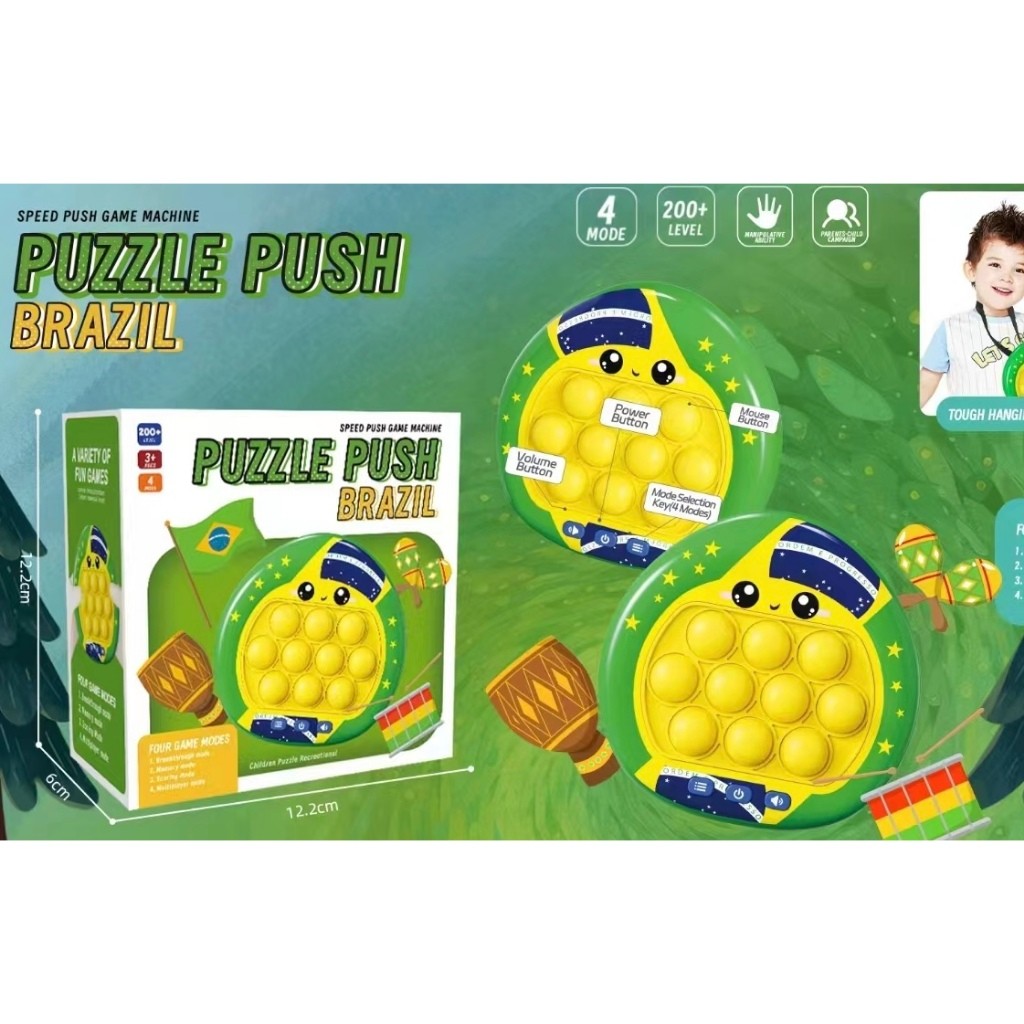 Push Pop It Popet Bubble Máquina Sensorial  De Brinquedos