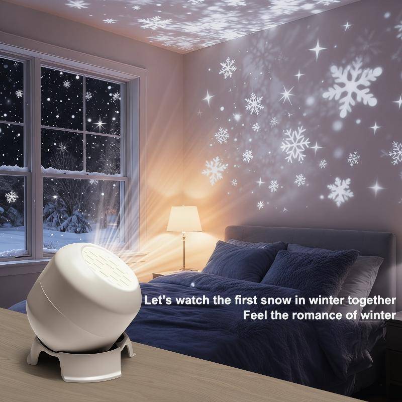 Imagem Luz De Projetor LED Relaxante Ocean Wave Com USB Para Humor Noturno Sereno